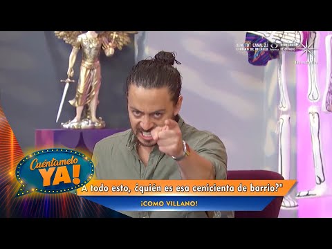 ¡Alfredo Gatica interpreta frases celebres con un papel de villano! | Cuéntamelo YA!