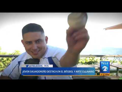 Beisbolista salvadoreño apasionado por la cocina