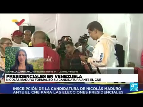 Informe desde Caracas: Nicolás Maduro oficializó su candidatura a los comicios venezolanos