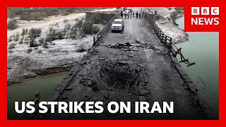 Thumbnail for the video "US strikes hit Iran for seventh consecutive night | BBC News" from BBC News