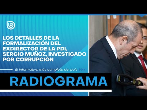 Los detalles de la formalización del exdirector de la PDI, Sergio Muñoz, investigado por corrupción
