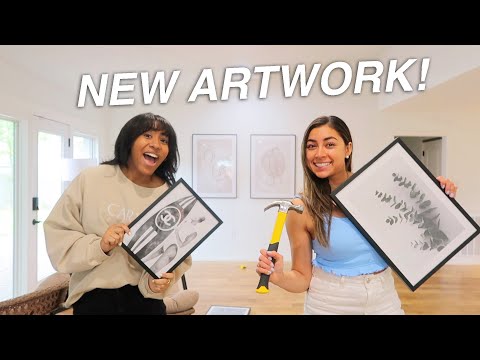 Hanging Up New Artwork & Mini Haul!