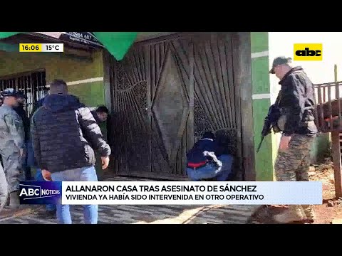 Fiscalía allanó vivienda de Marcio Sánchez