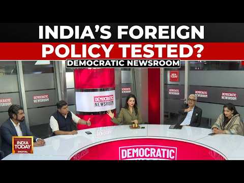 Democratic Newsroom: India Today Debate On India's Multi-Alignment Foreign Policy Amid West Asia War
