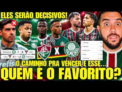 Fluminense enfrenta Palmeiras na semifinal da Libertadores após 50 anos de espera; times buscam vantagem em jogos decisivos.