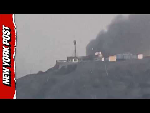 Smoke Rises From Yemen Presidential Palace After Houthi Attack