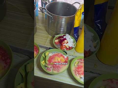 Es buah paket kumplit 10.000 semangkok toping seabrek #food #foodie #kuliner #idejualan