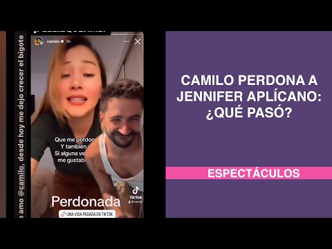 Camilo perdona a Jennifer Aplícano
