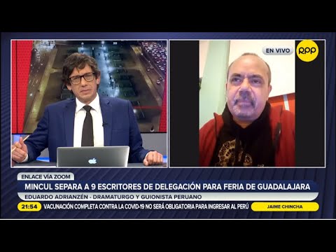 Eduardo Adrianzén sobre feria de Guadalajara: “no se puede desinvitar gente