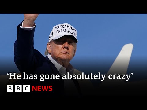 Trump rebukes Putin as Russia hits Ukraine with record drone attack | BBC News