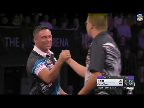 Gerwyn Price vs Gian van Veen Premier League - Night 4 - Semi-finals