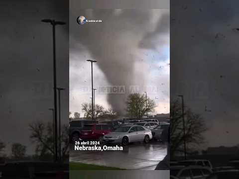 ¡escenas de película del tornado real!
