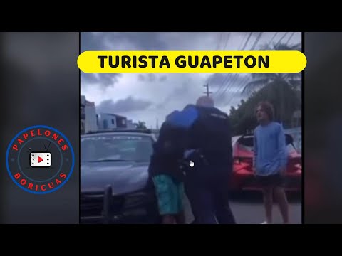 TURISTA  Y POLICIA EN FAJARDO