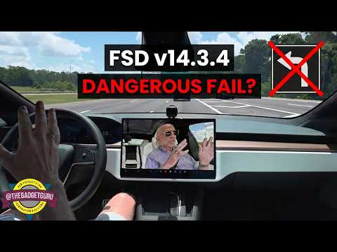 Tesla FSD v14.3.4 2026 Model X First Drive – Crushes Most Tests… Then Flops at Home