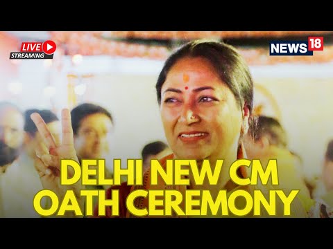 Rekha Gupta Swearing-In Ceremony LIVE | Rekha Gupta Takes Oath As Delhi CM LIVE | BJP News LIVE