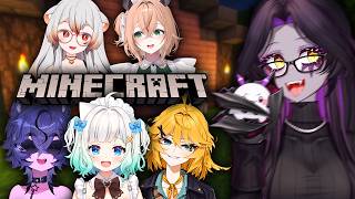 Minecraft with my gf, her gf, my other gf, her gf and Snuffy!