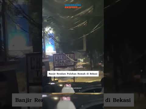 Banjir Bandang Landa Bekasi, pagi ini