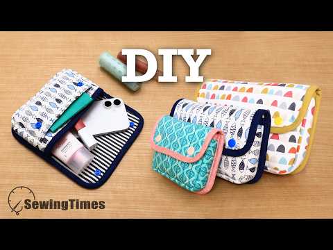 🎁 You Won't Believe What Fits in This Double Snap Pouch! Easy Sewing Gift Idea