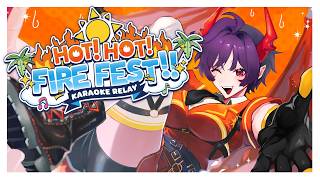 HOT! HOT! FIRE FEST!! KARAOKE RELAY #HHFFRELAY【BENI DOKI | PROMISU EN】