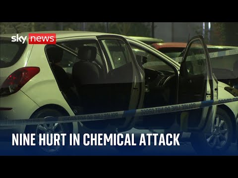 BREAKING: Nine injured after 'corrosive substance' thrown in south London