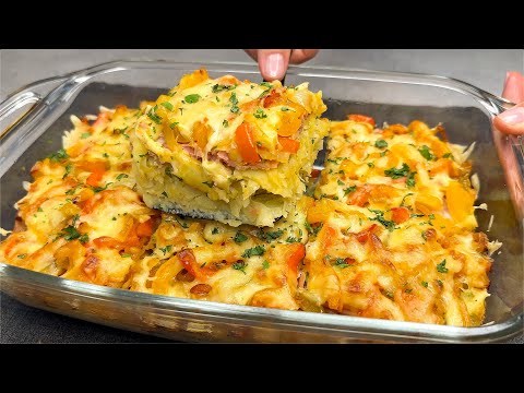 Just grate the potatoes to prepare this delicious dish! Easy and cheap recipe!