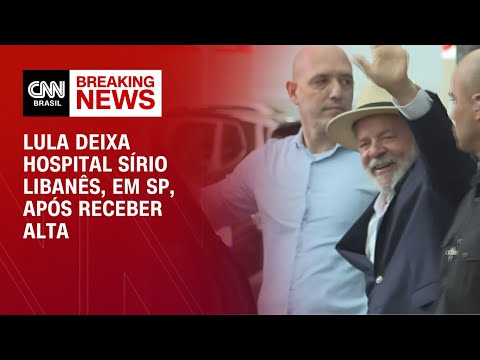 Lula deixa Hospital Sírio Libanês, em SP, após receber alta | AGORA CNN