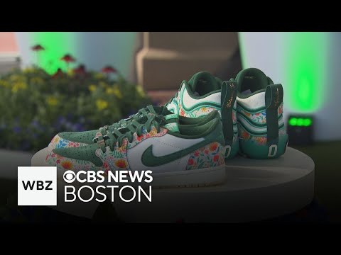 Limited editions of Jayson Tatum's signature sneaker Tatum 3 available only in Boston