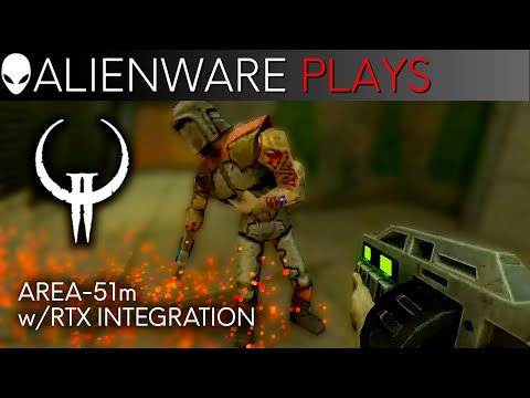 Quake 2 Gameplay on Alienware Area-51m Gaming Laptop with NVIDIA GeForce RTX 2080