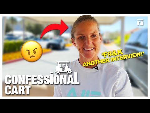 Karolina Pliskova shows off her dry sense of humor | CONFESSIONAL CART 2022