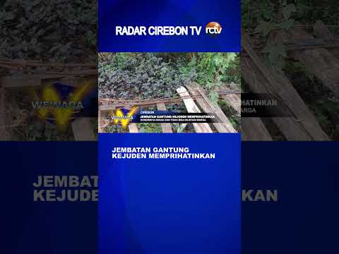 Jembatan Gantung Kejuden Memprihatinkan