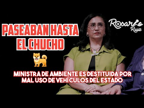 Destituyen a Ministra de Ambiente y Recursos Naturales María José Iturbide por mal uso de vehículos.