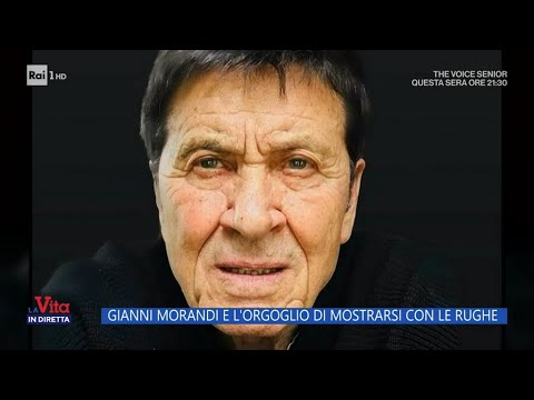 Gianni Morandi e l'orgoglio di mostrarsi con le rughe - La Vita in diretta - 15/03/2024