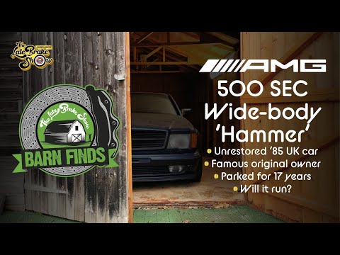 Incredible 80s Barn Find Mercedes AMG Hammer V8 Wide-Body Coupe