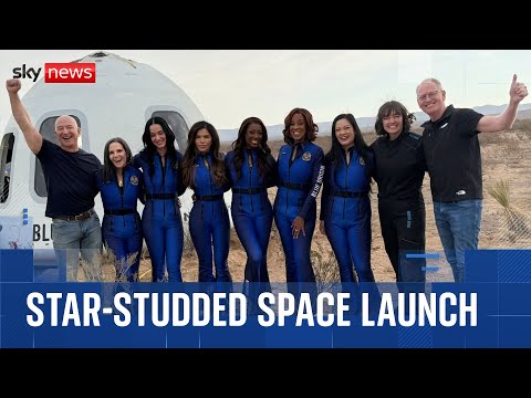 Inside the Blue Origin rocket with the first all-female crew in over 60 years