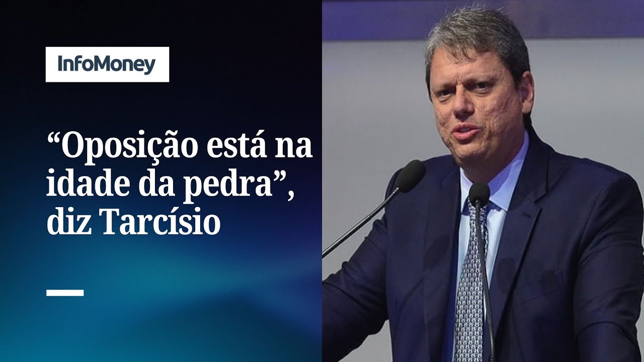 Tarcísio diz que oposição está na idade da pedra e defende privado | InfoMoney News TV Online Tarcísio diz que oposição está na idade da pedra e defende privado | InfoMoney News