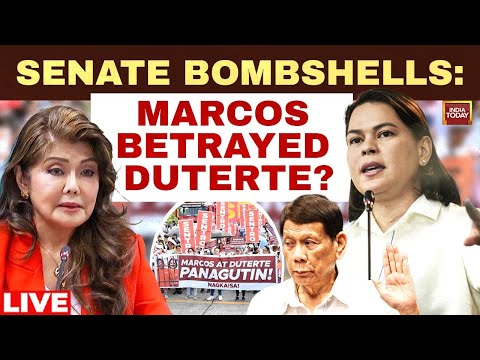 Duterte Senate Hearing LIVE: Imee Marcos' Big Expose, Fiercely Grills Officer Remula | India Today