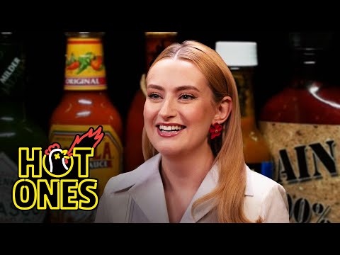 Amelia Dimoldenberg Goes on a Date With Spicy Wings | Hot Ones