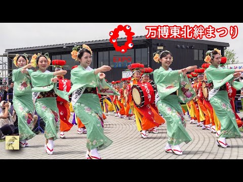 [大阪万博]東北絆まつり🤝万博史に残る名パレード✨️世界に向け復興支援の感謝行進♫🥁🪈各県庁所在地市長先導🏮大阪・関西万博西ゲートMATSURI会場 Tohoku festival EXPO2025