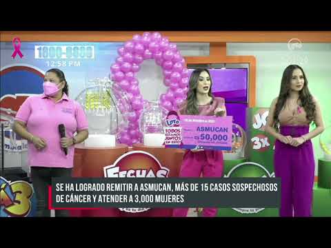 LOTO Nicaragua brinda apoyo para la prevención del cáncer de mama