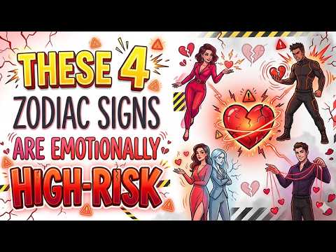 These 4 Zodiac Signs Are Emotionally High Risk