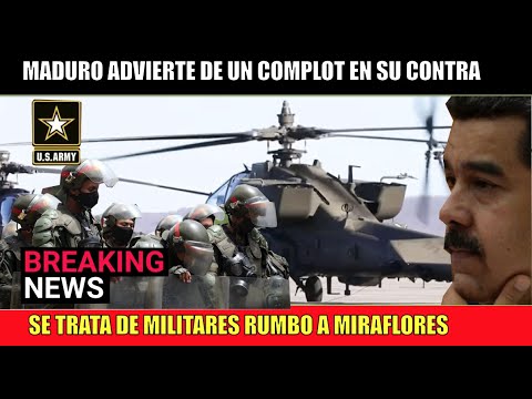 Venezuela advierte de un complot de militares con rumbo a Miraflores