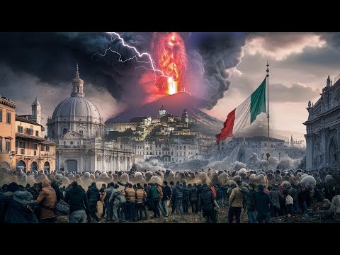 Mount Etna Volcano EXPLODES in Epic Eruption! Sicily Italy is in chaos! Ash and Lava covered Catania