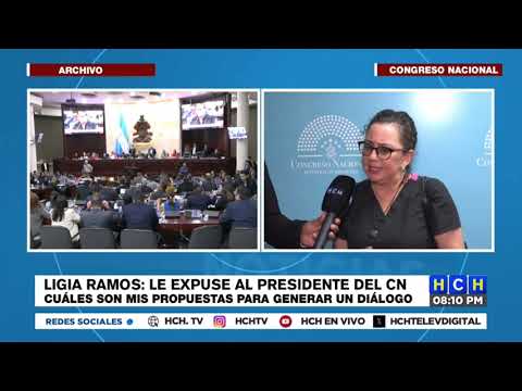 Ligia Ramos invita a bancadas de diputados a dialogar y dejar las intransigencias