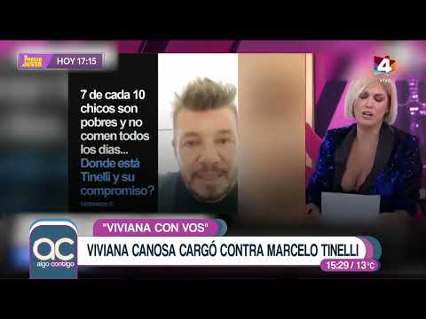 Algo Contigo - Fuertes dichos de Viviana Canosa sobre Marcelo Tinelli abrieron el debate