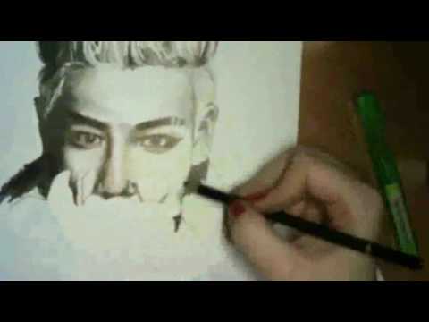 TOP (Big Bang) - speed drawing