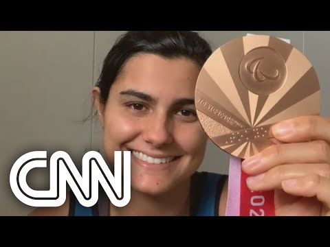 Mariana Gesteira fala à CNN sobre conquista do bronze na natação nas Paralimpíadas | AGORA CNN