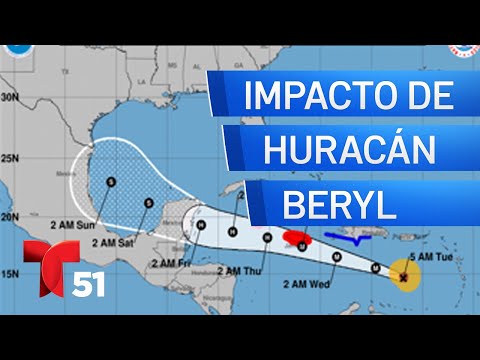 Qué parte de EEUU recibirá el impacto indirecto del extremadamente peligroso Beryl