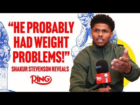 Shakur Stevenson REACTION! FIRST WORDS On Floyd Schofield Jr Pull Out