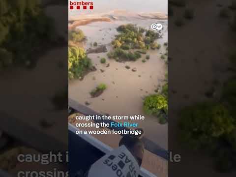 Spain: Rescuers continue search for two people swept away in Cubelles floods | DW News