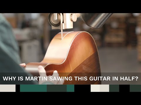 Why is Martin Sawing this Guitar in Half?